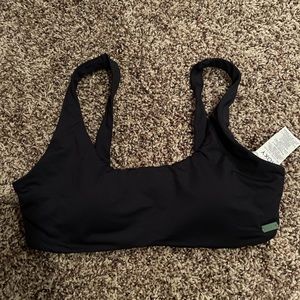 ROXY bikini top in black